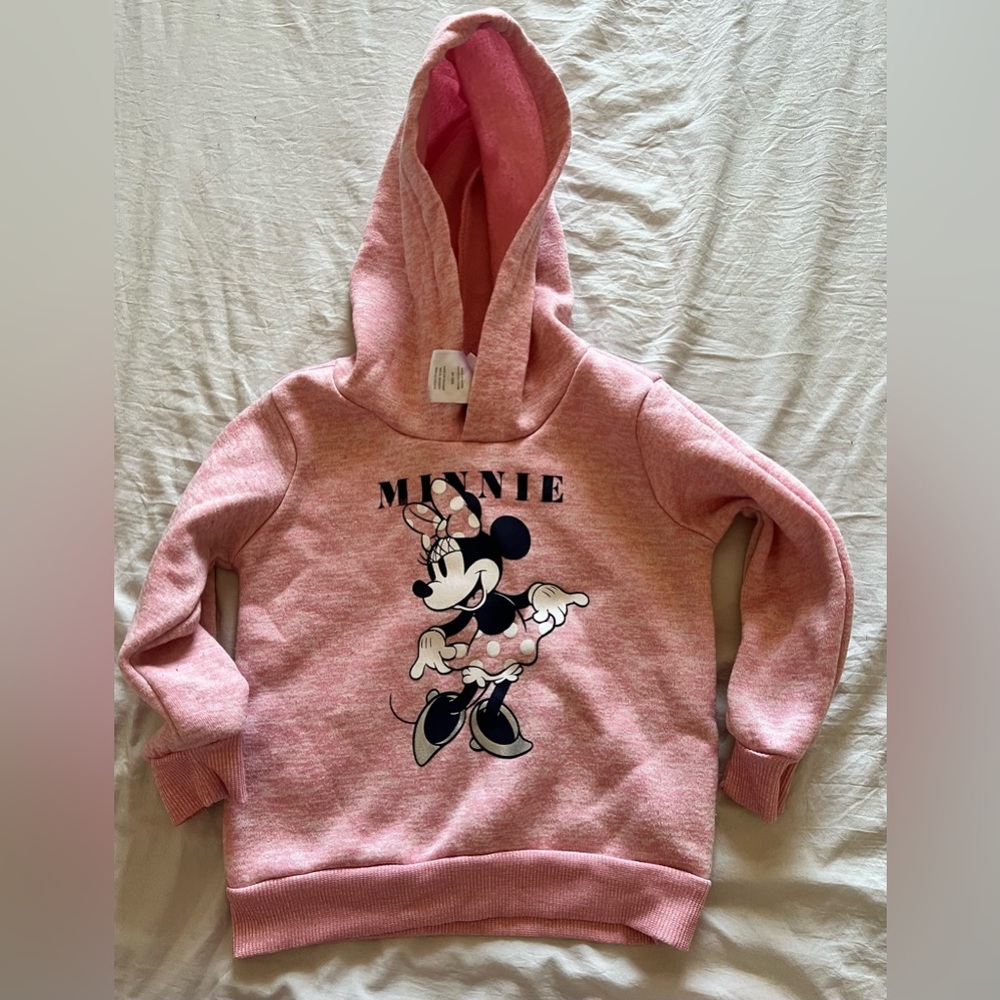 24 Month 100% polyester Minnie Mouse Girl Hoodie Sweater